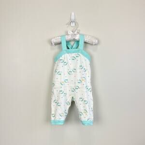 Vintage Carters Soft Dino Overalls Medium 3-6 Months